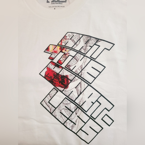 New AVD Audio Video Disco White Shortsleeve T-shirt Size L 100% Preshrunk Cotton - Picture 5 of 7